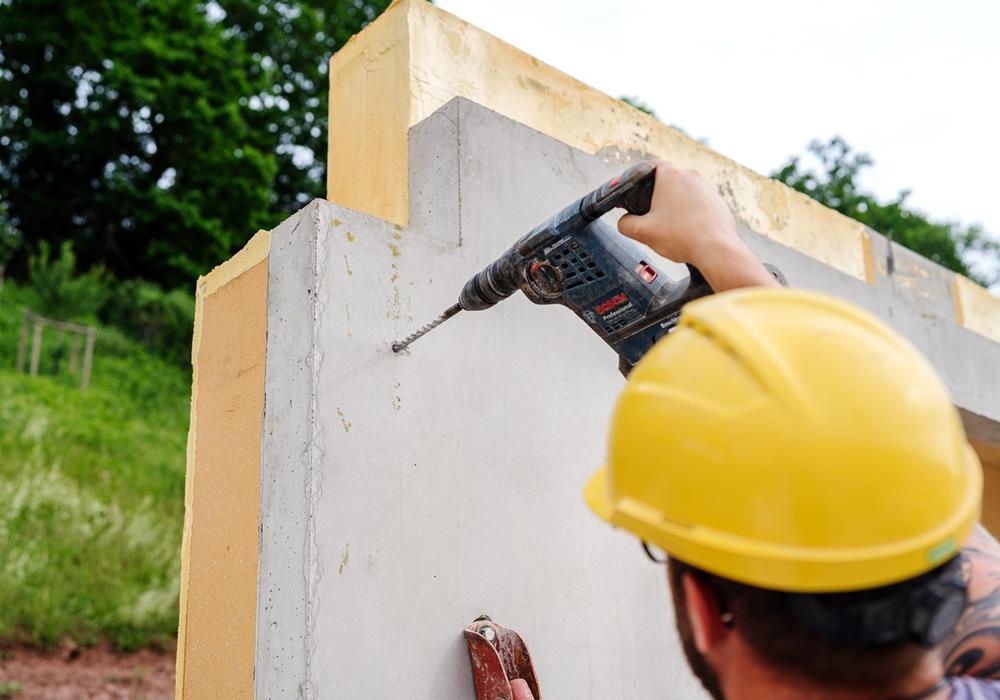 Maisons passives en éléments préfabriqués en béton