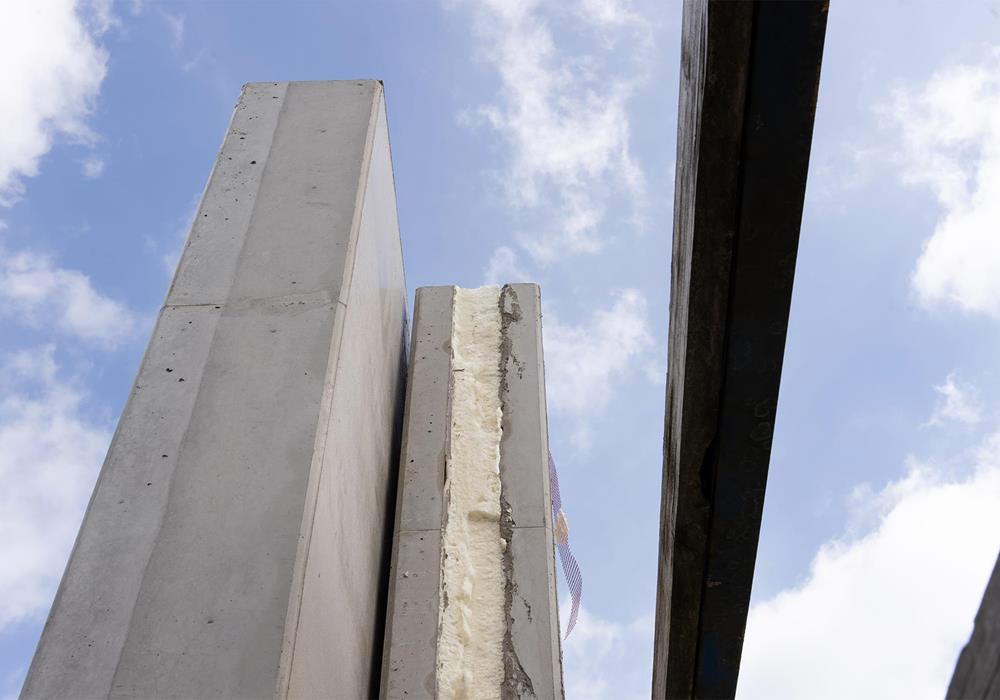 Maisons passives en éléments préfabriqués en béton
