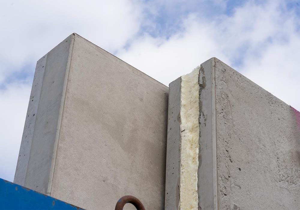 Maisons passives en éléments préfabriqués en béton